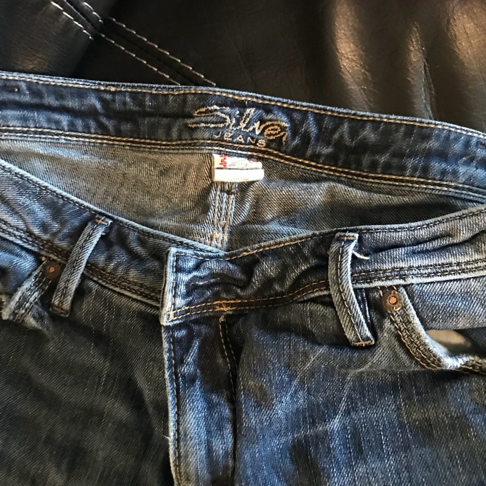 Silver jeans
